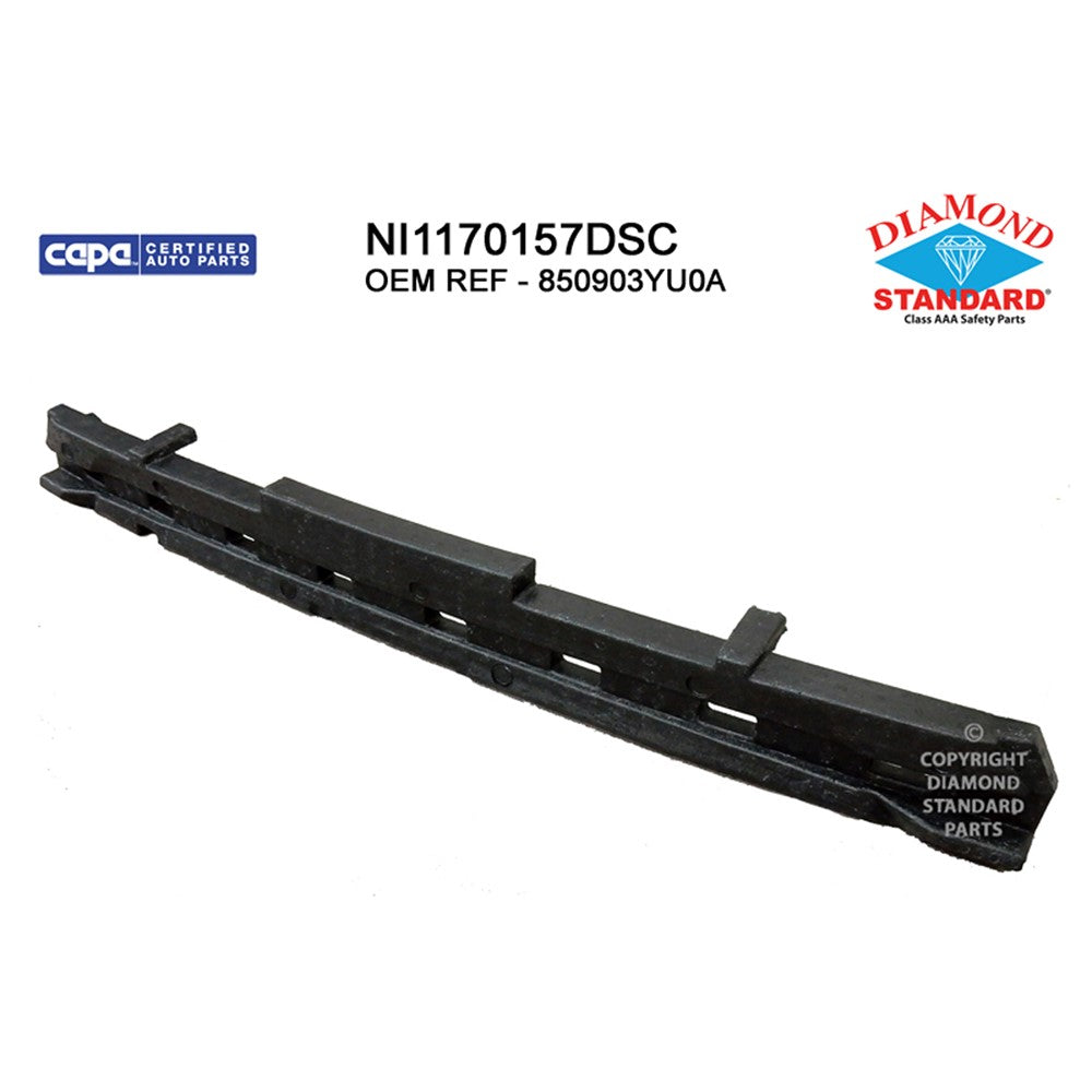 Rear Bumper Impact Absorber 2016-2019 Nissan Sentra