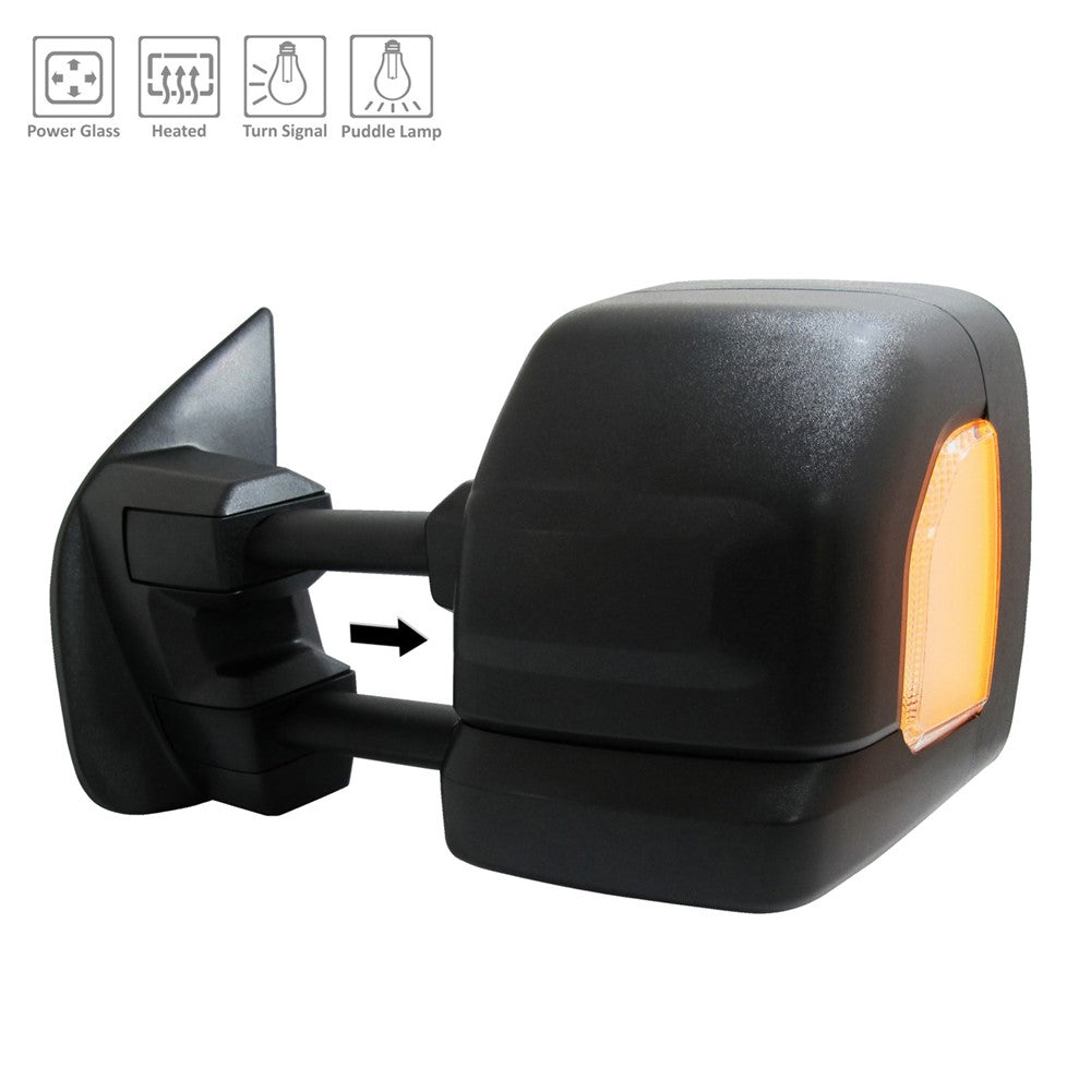 Left Driver Side Power Door Mirror 2016-2022 Nissan Titan Xd