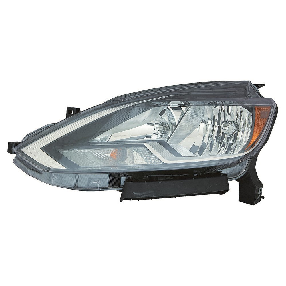 Front Left Driver Side Halogen Headlight Assembly 2016-2019 Nissan Sentra