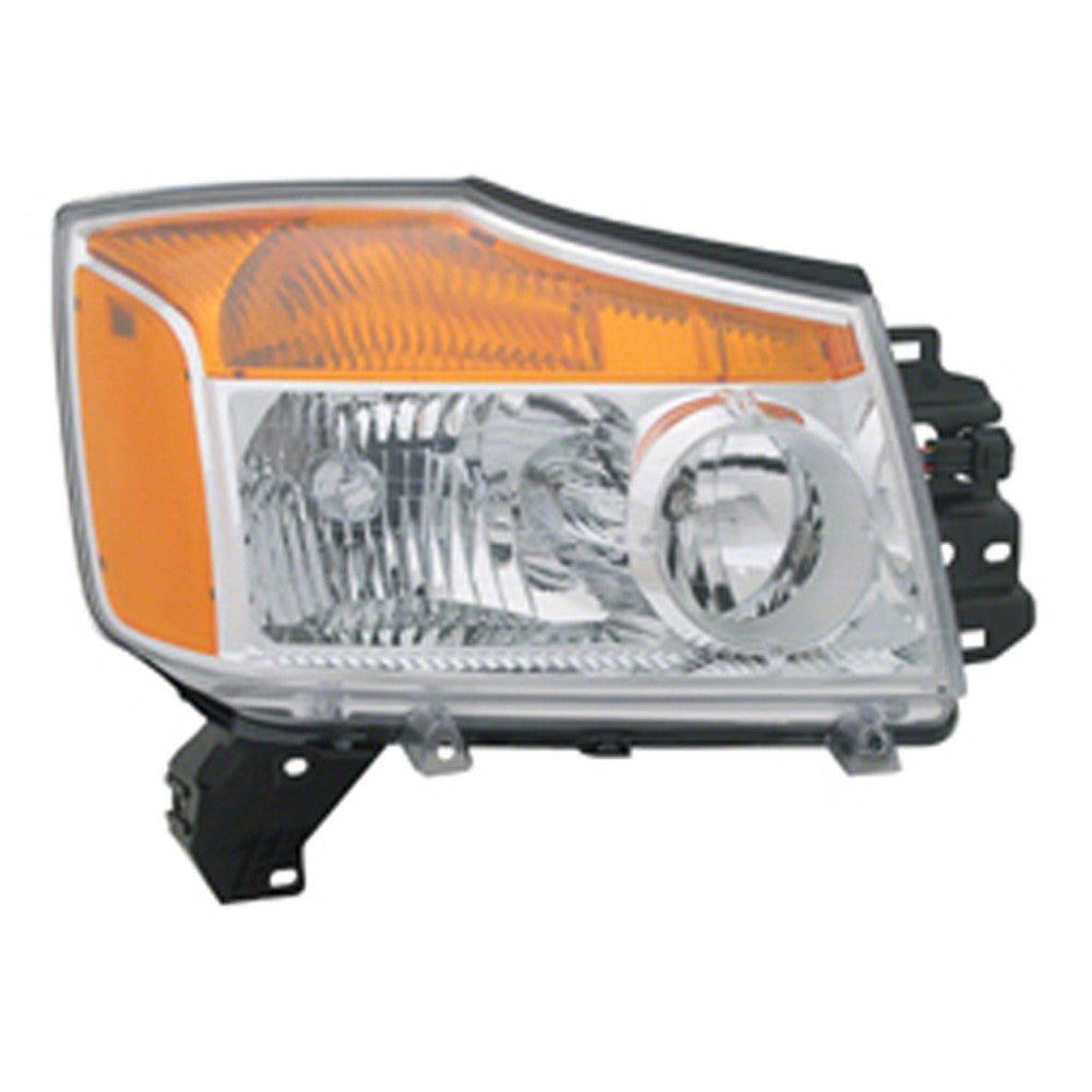 Front Right Passenger Side Headlight Assembly 2008-2015 Nissan Titan