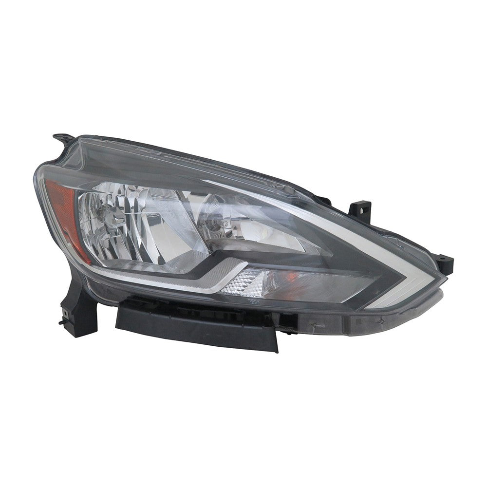 Front Right Passenger Side Halogen Headlight Assembly 2016-2019 Nissan Sentra