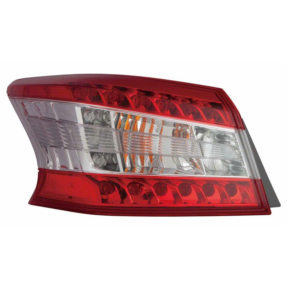 Rear Left Driver Side Outer Tail Light Assembly 2013-2015 Nissan Sentra