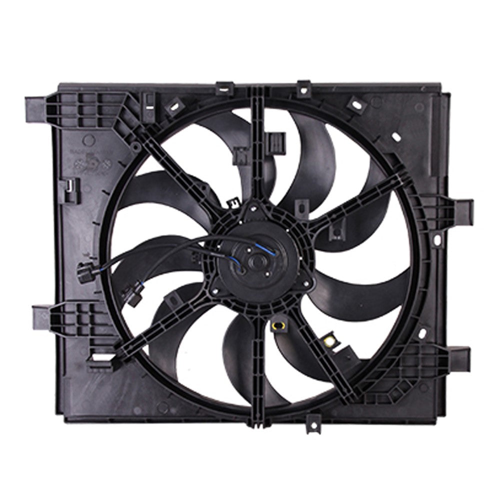 Radiator And Condenser Fan Assembly With One Big Fan 2015-2016 Nissan Juke