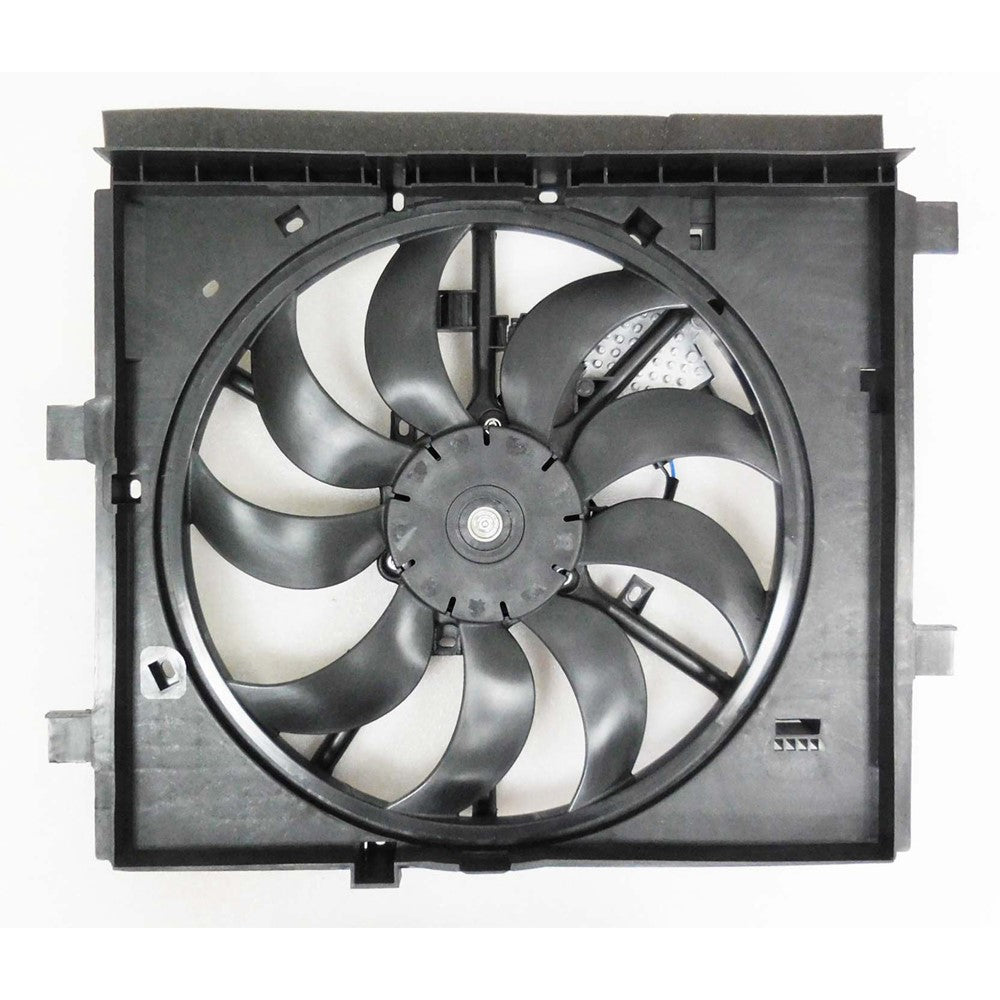 Radiator And Condenser Fan Assembly With One Big Fan 2017-2019 Nissan Sentra