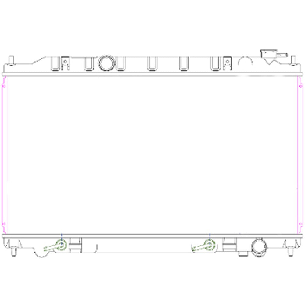 Radiator 2007-2008 Nissan Maxima