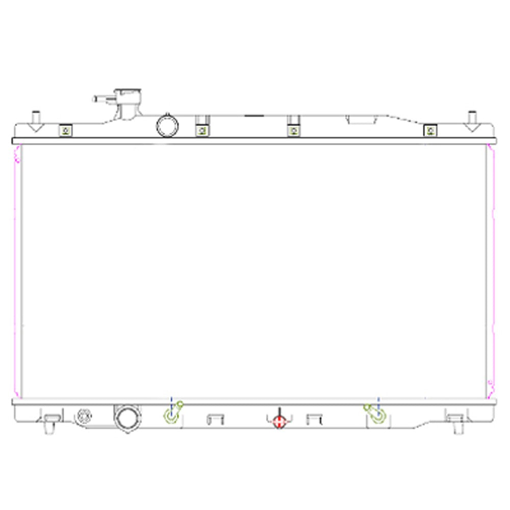 Radiator 2007-2009 Honda Cr-V
