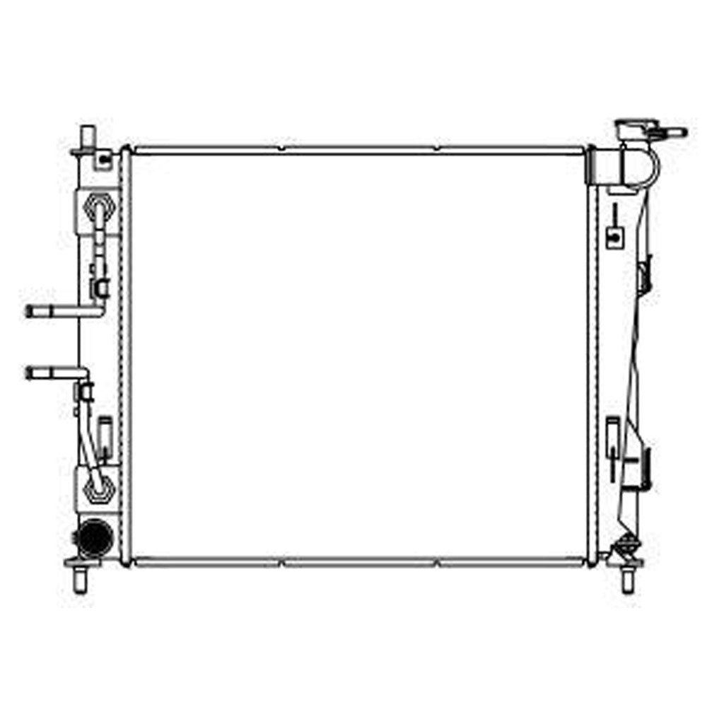 Radiator 2011-2015 Hyundai Sonata & Kia Optima