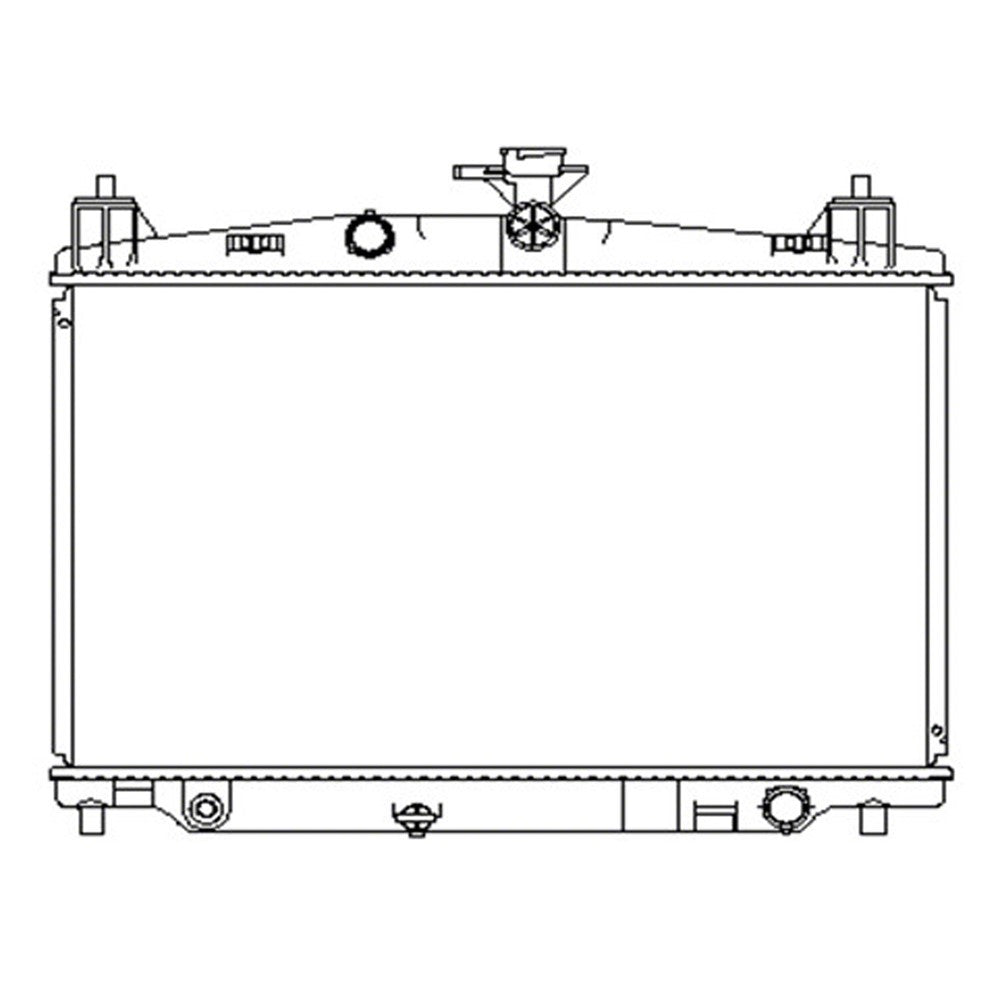Radiator 2011-2014 Mazda 2