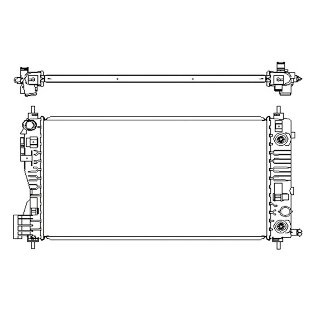 Radiator 2013-2019 Chevrolet Malibu, Impala, Malibu Limited & Buick Regal