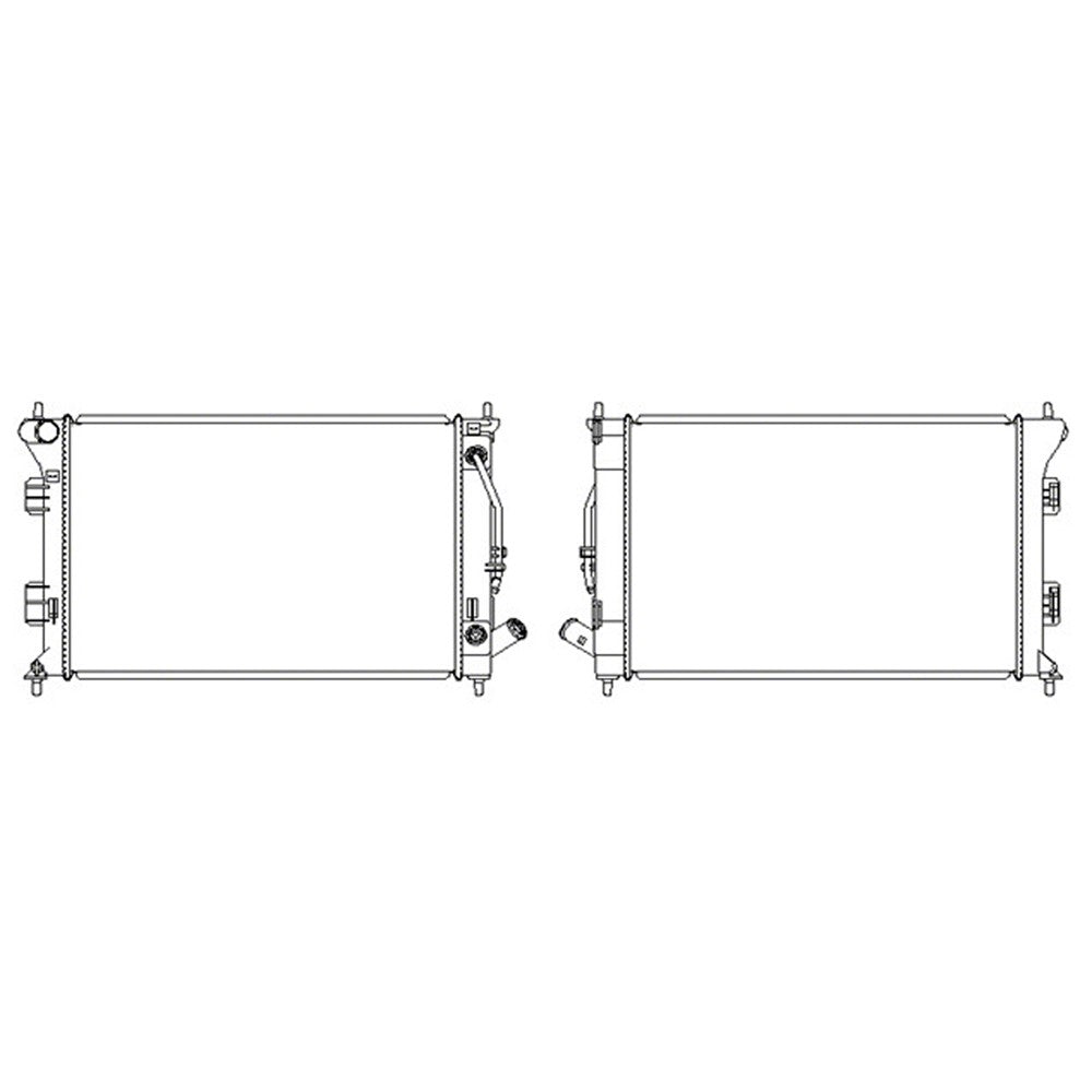 Radiator 2011-2015 Hyundai Elantra, Elantra Coupe, Elantra Gt & Kia Soul, Forte, Forte Koup