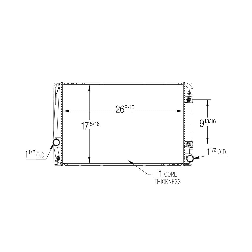 Radiator 2009-2012 Toyota Rav4