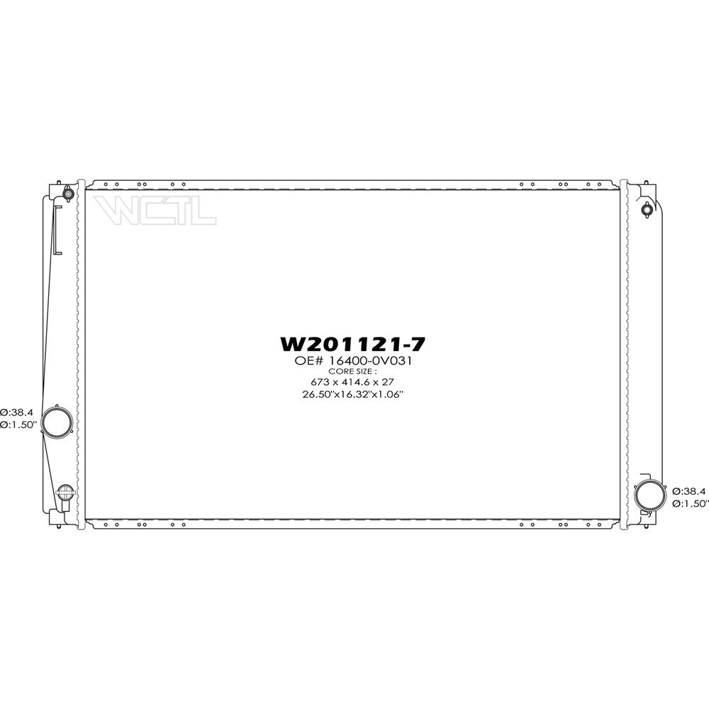 Radiator 2016-2018 Toyota Rav4