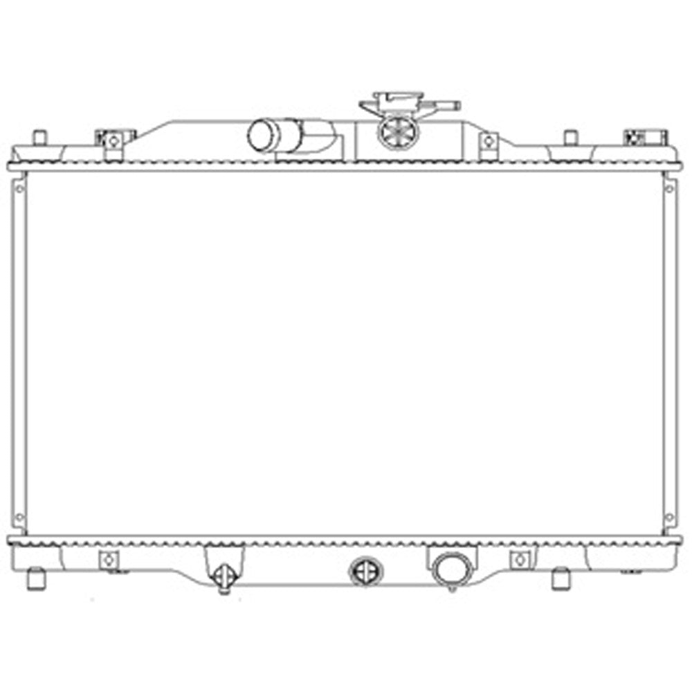 Radiator 2016-2021 Mazda Cx-3