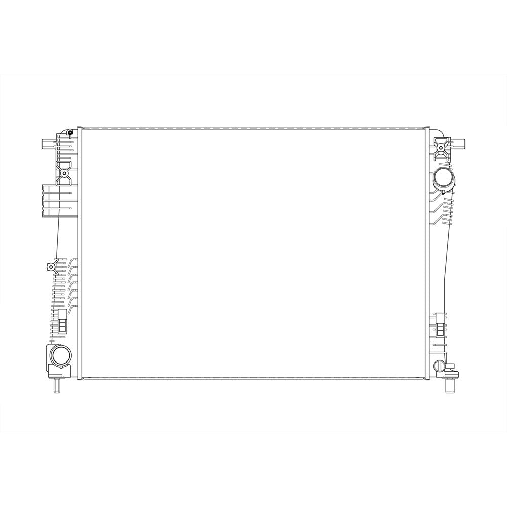 Radiator 2017-2025 Chrysler Pacifica, Voyager, Grand Caravan