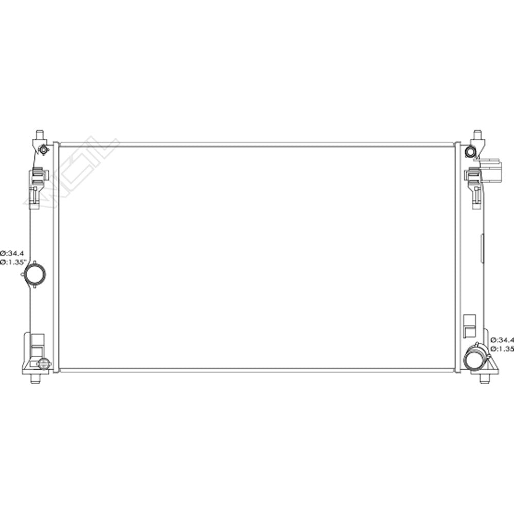 Radiator 2018-2022 Toyota C-Hr