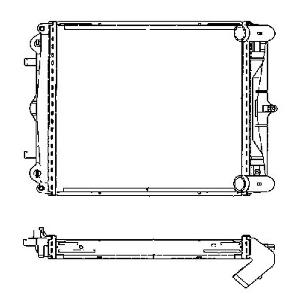 Right Radiator 1997-2006 Porsche Boxster, 911