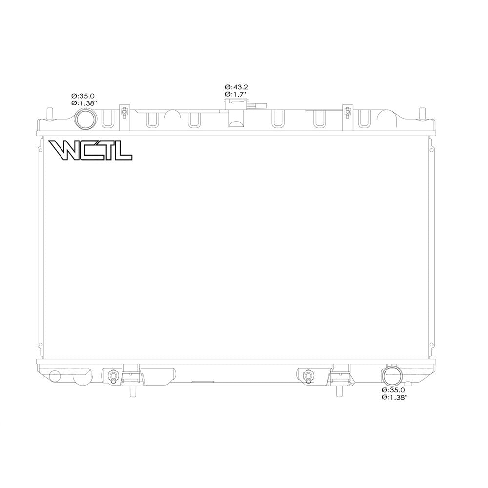 Radiator 2000-2004 Infiniti I30, I35 & Nissan Maxima