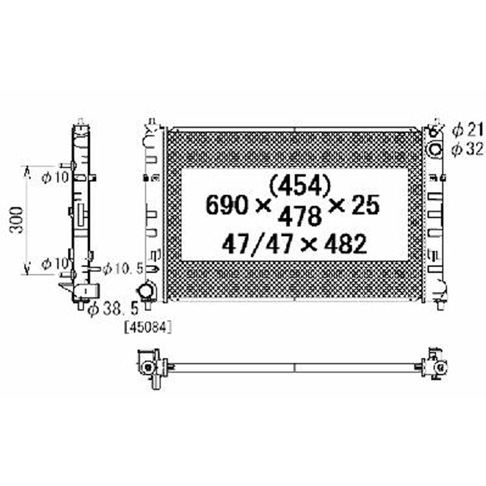 Radiator 2002-2006 Mazda Mpv