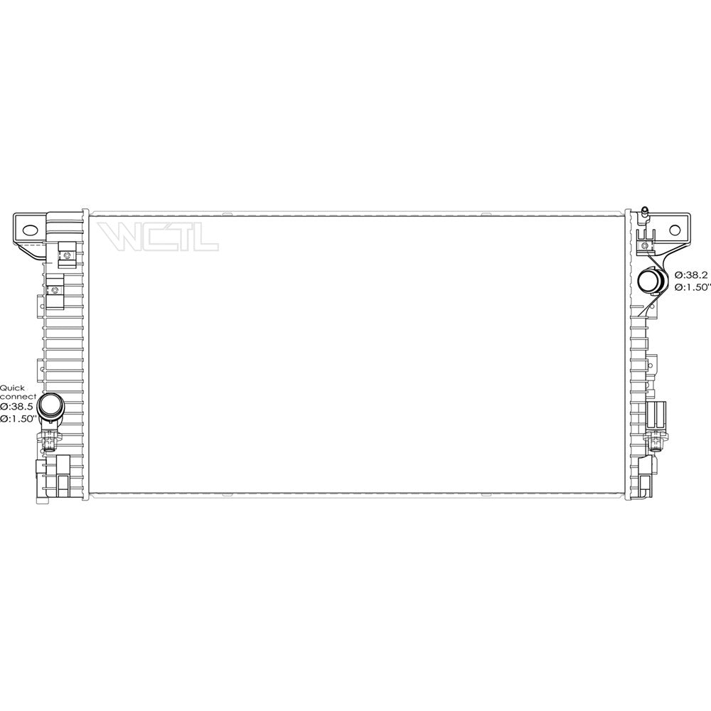 Radiator 2015-2023 Ford F-150, Expedition & Lincoln Navigator