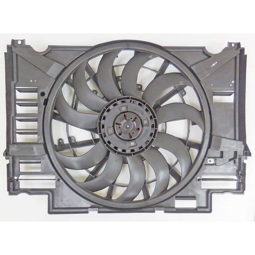 Radiator And Condenser Fan Assembly With One Big Fan 2018-2023 Land Rover Range Rover Velar