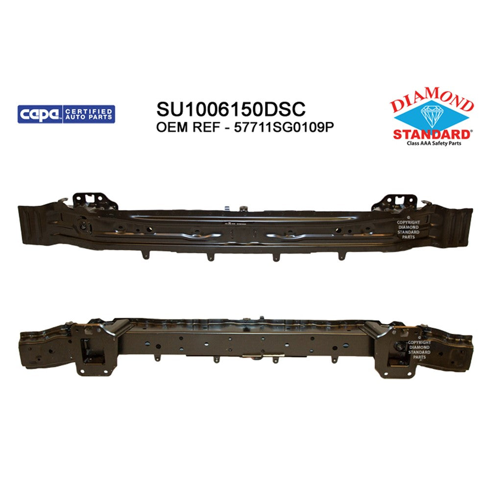 Front Bumper Impact Bar 2014-2018 Subaru Forester