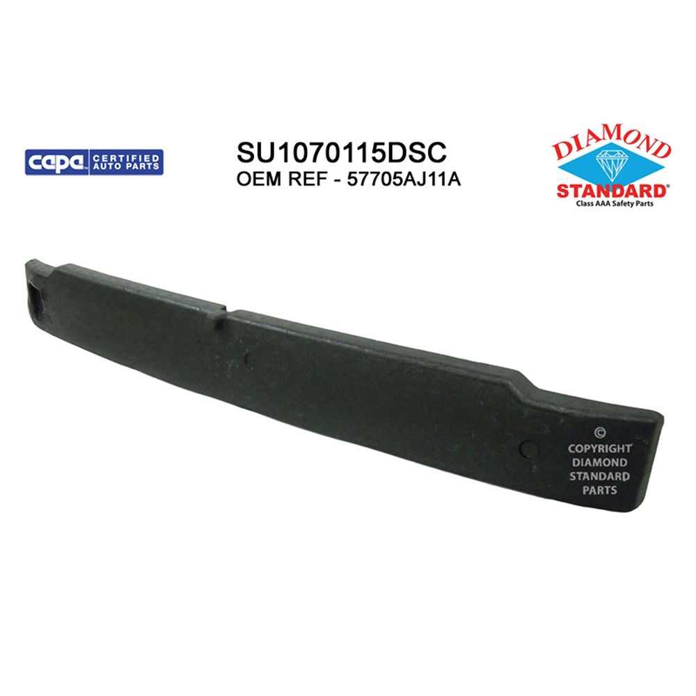 Front Bumper Impact Absorber 2013-2014 Subaru Legacy, Outback