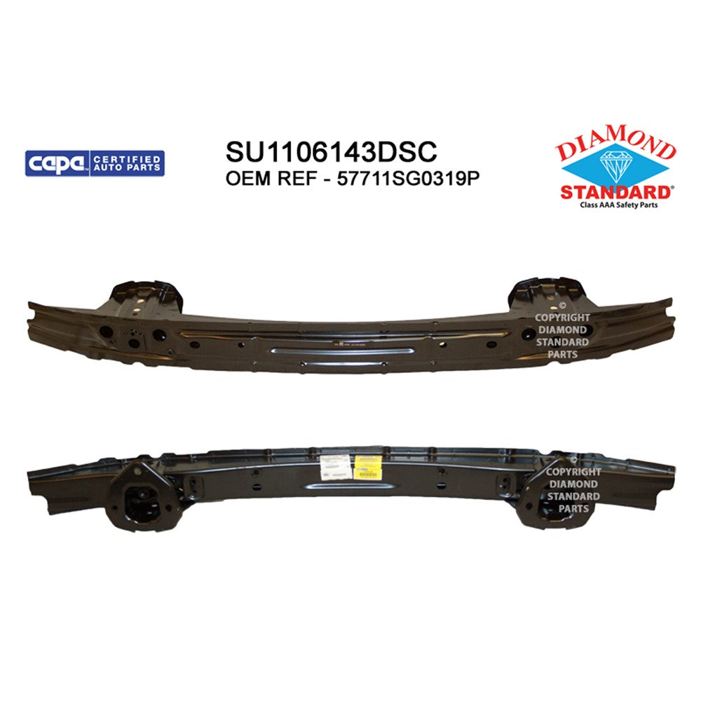 Rear Bumper Impact Bar 2014-2018 Subaru Forester