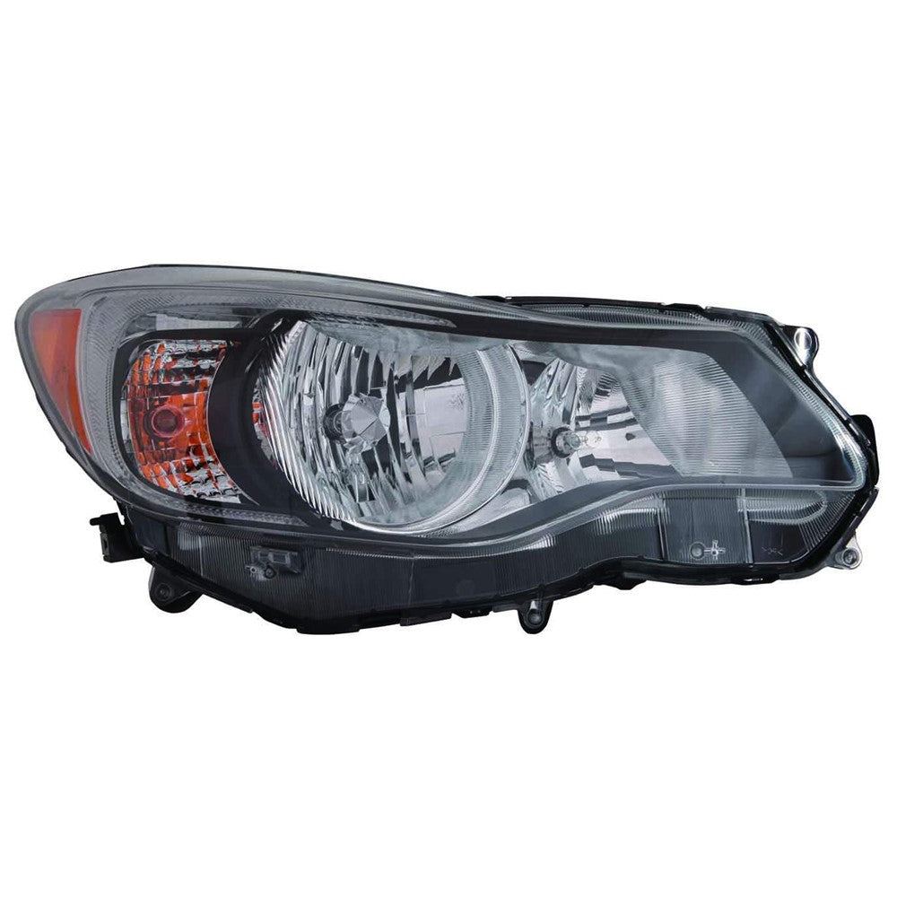 Front Right Passenger Side Halogen Headlight Assembly 2012-2014 Subaru Impreza, Xv Crosstrek