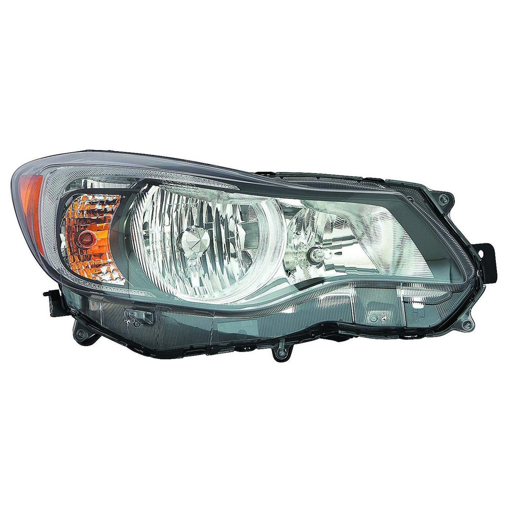 Front Right Passenger Side Halogen Headlight Assembly 2014-2015 Subaru Impreza, Xv Crosstrek