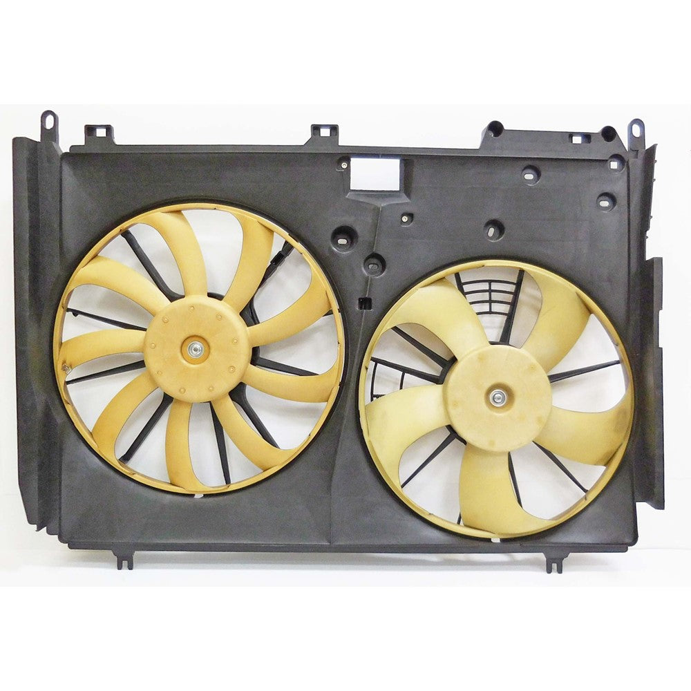 Radiator And Condenser Fan Assembly With Two Fans Side By Side 2019-2021 Subaru Ascent