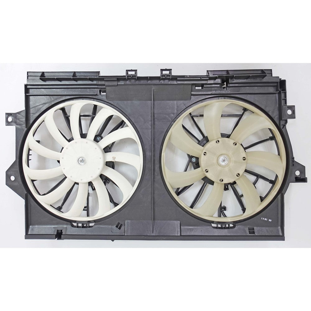 Radiator And Condenser Fan Assembly With Two Fans Side By Side 2019-2023 Subaru Crosstrek