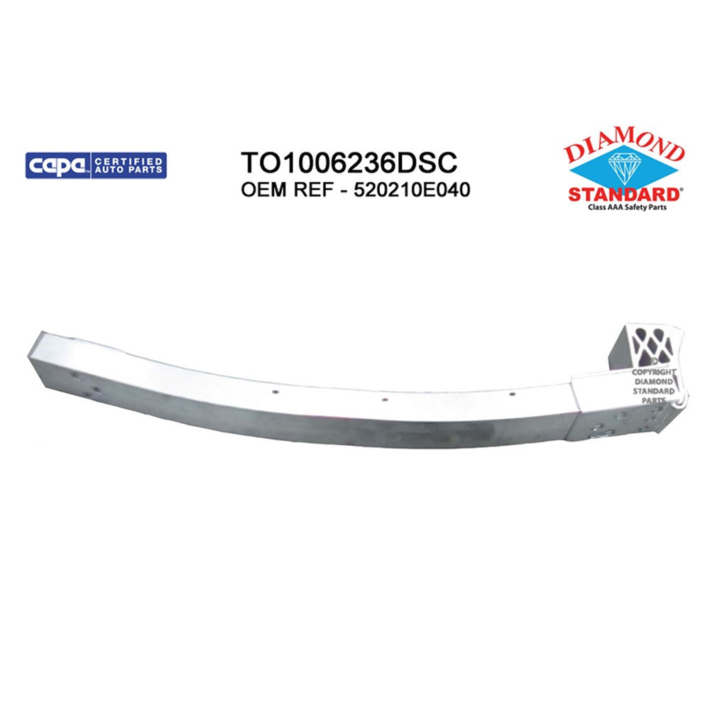Front Bumper Impact Bar 2014-2019 Toyota Highlander