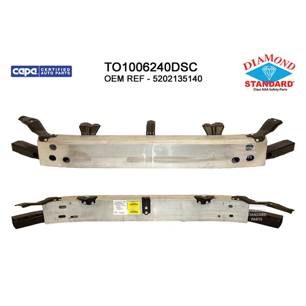 Front Bumper Impact Bar 2014-2024 Toyota 4runner