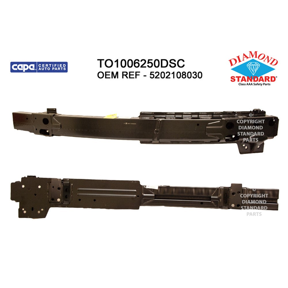 Front Bumper Impact Bar 2015-2020 Toyota Sienna
