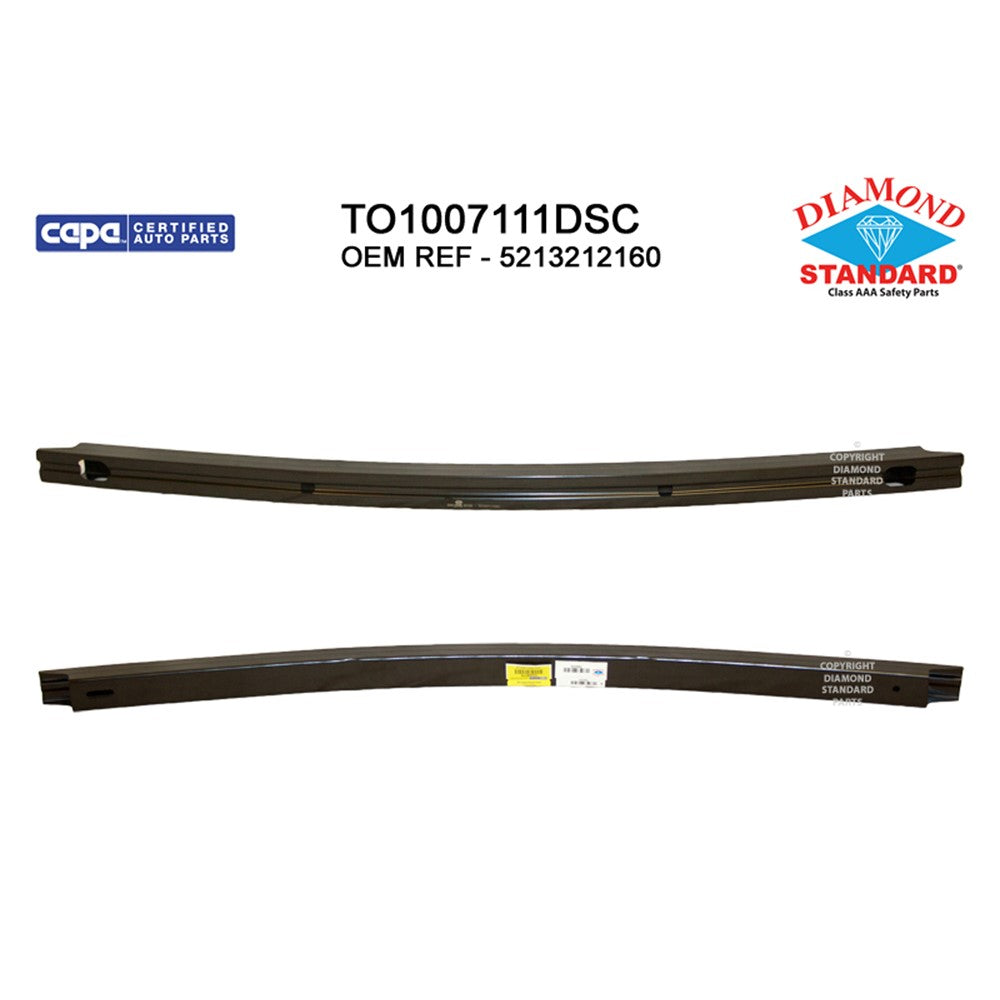Front Lower Bumper Impact Bar 2019-2025 Toyota Corolla