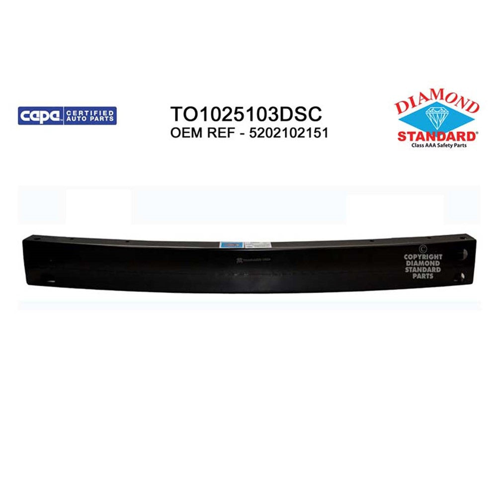 Front Bumper Impact Bar 2009-2013 Toyota Corolla