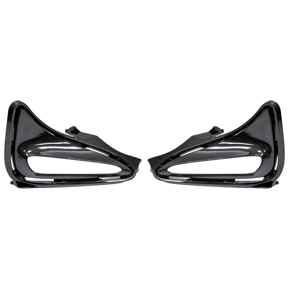 Right Driver And Passenger 2-Piece Daytime Running Light Bezel Set 2017-2019 Toyota Corolla