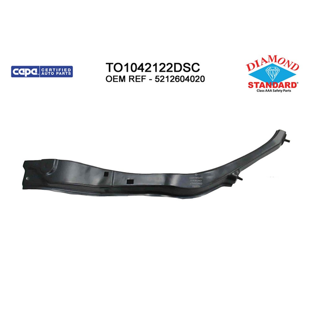 Front Left Front Driver Side Outer Bumper Cover Bracket 2012-2015 Toyota Tacoma