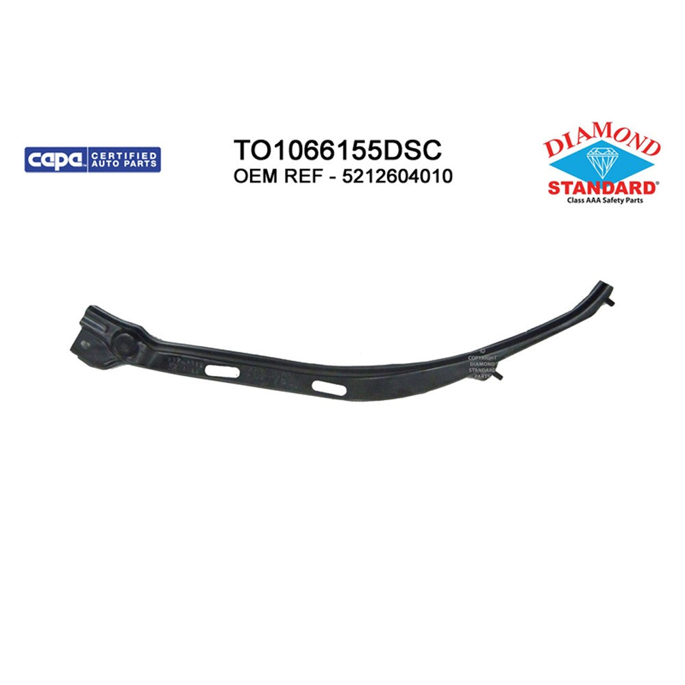 Front Left Front Driver Side Outer Bumper Cover Support 2005-2011 Toyota Tacoma