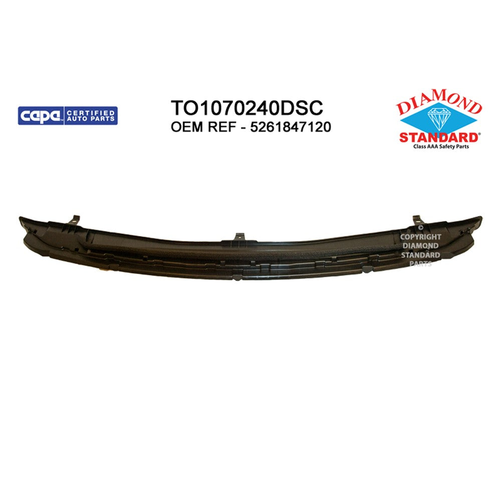 Front Lower Bumper Impact Absorber 2019-2022 Toyota Prius, Prius Awd-E