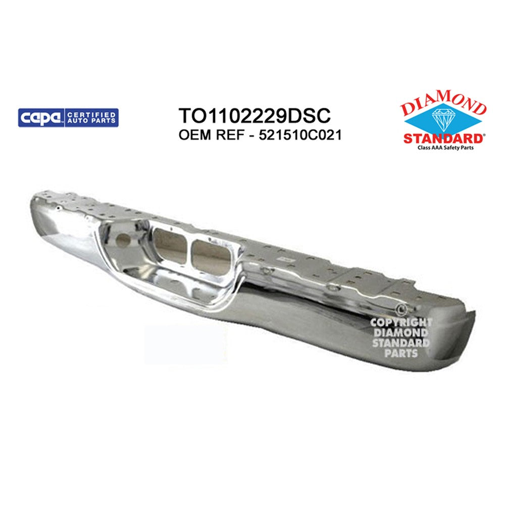 Rear Step Bumper Face Bar 2000-2006 Toyota Tundra