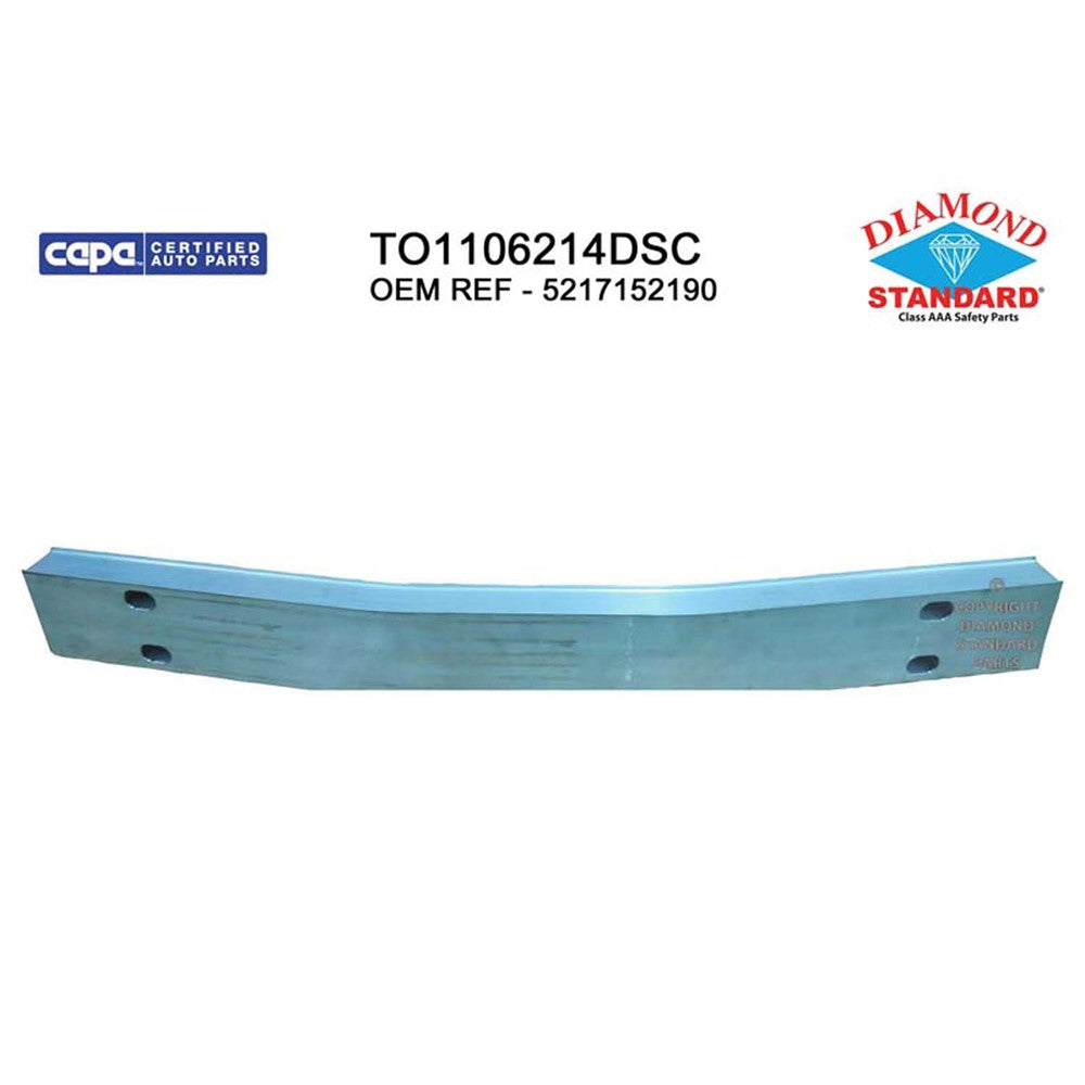 Rear Bumper Impact Bar 2012-2019 Toyota Prius C