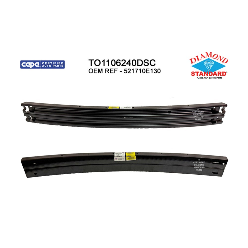 Rear Bumper Impact Bar 2020-2025 Toyota Highlander