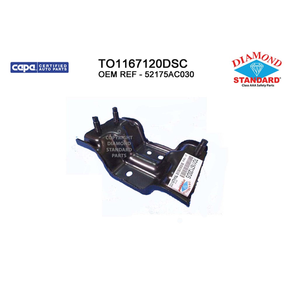 Rear Right Rear Passenger Side Bumper Impact Bar Bracket 2005-2012 Toyota Avalon