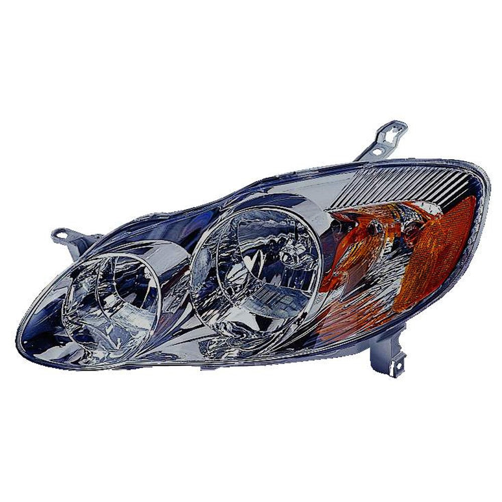 Front Left Driver Side Headlight Assembly 2003-2004 Toyota Corolla