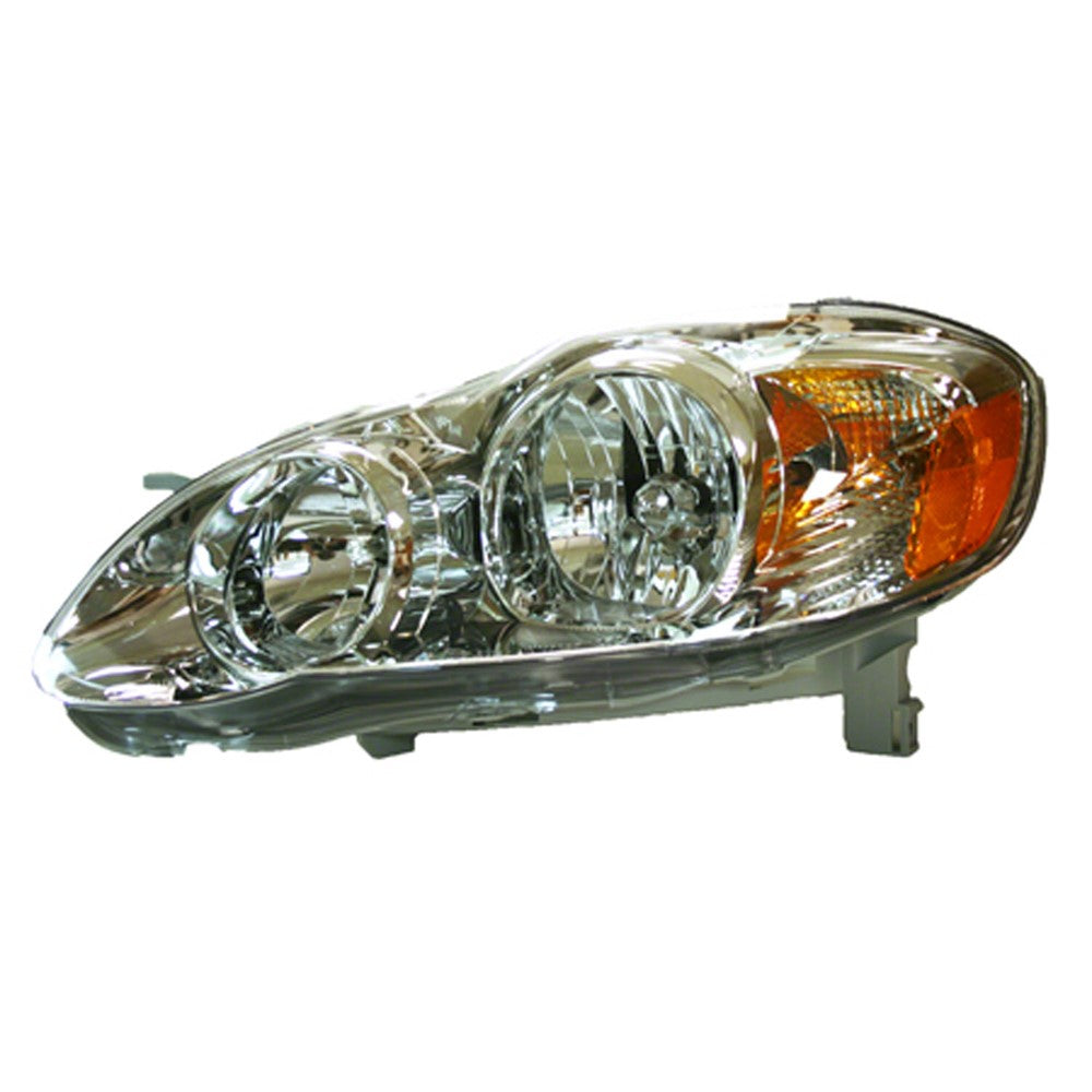 Front Left Driver Side Headlight Assembly 2005-2008 Toyota Corolla