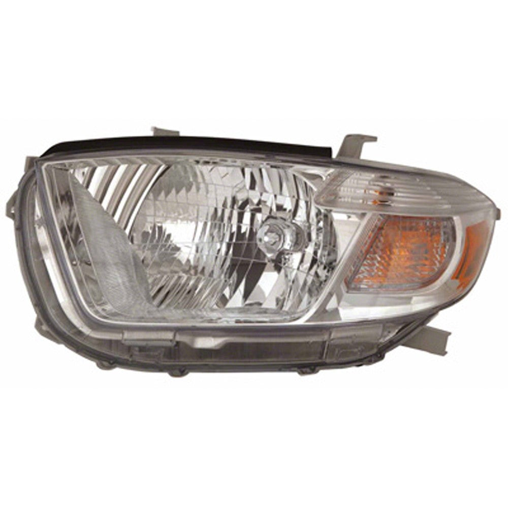 Front Left Driver Side Headlight Assembly 2010 Toyota Highlander