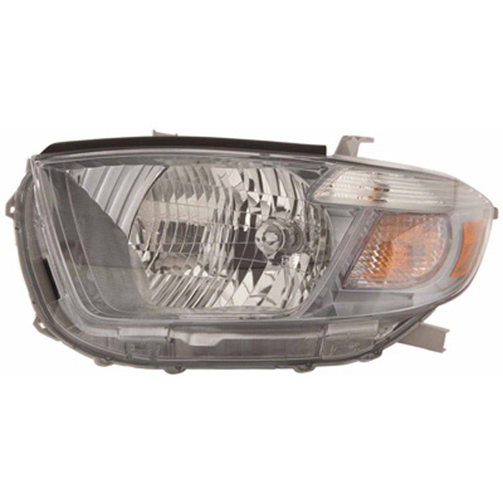 Front Left Driver Side Headlight Assembly 2010 Toyota Highlander
