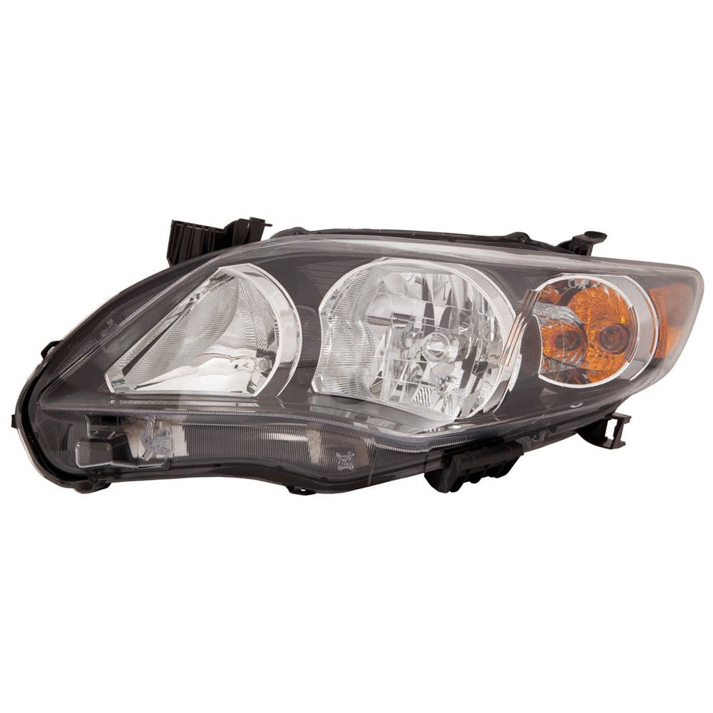 Front Left Driver Side Halogen Headlight Assembly 2011-2013 Toyota Corolla