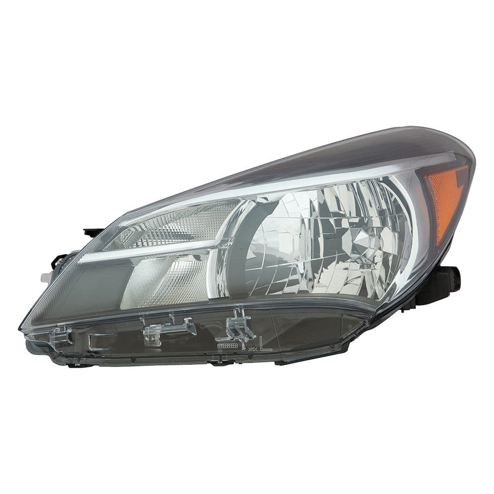 Front Left Driver Side Halogen Headlight Lens And Housing 2015-2017 Toyota Yaris